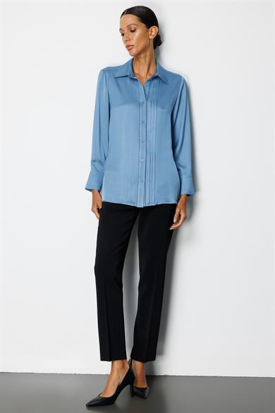 Metal Aksesuarlı Bluz