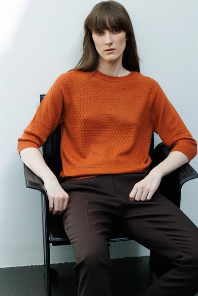 Nopeli O Yaka Truvakar Kol Triko