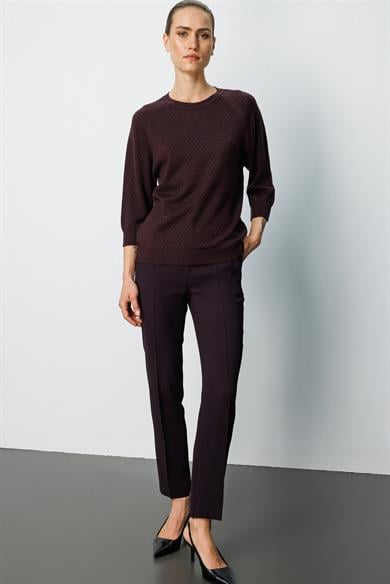 Nopeli O Yaka Truvakar Kol Triko