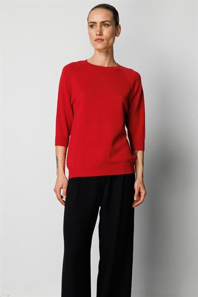 Nopeli O Yaka Truvakar Kol Triko