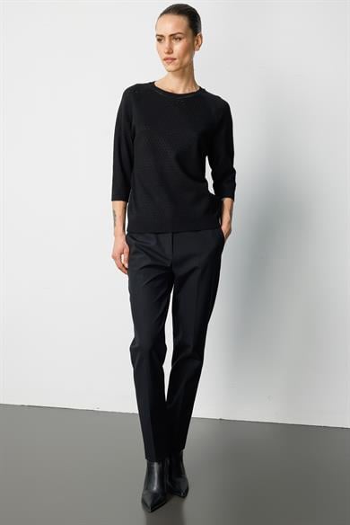 Nopeli O Yaka Truvakar Kol Triko