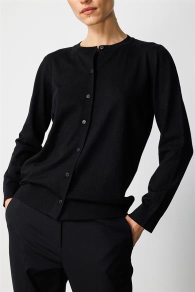 O Yaka Jakarlı Hırka