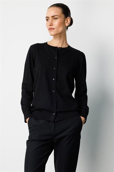 O Yaka Jakarlı Hırka