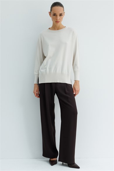 O Yaka Oversize Triko