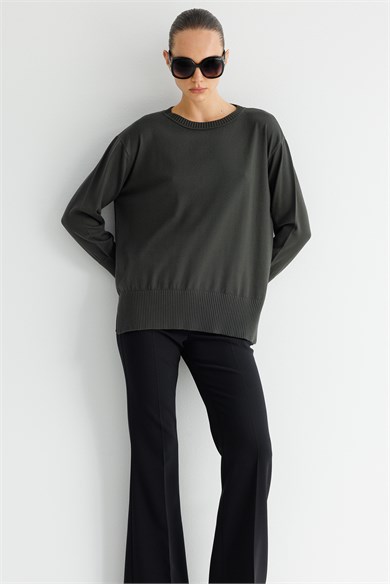 O Yaka Oversize Triko