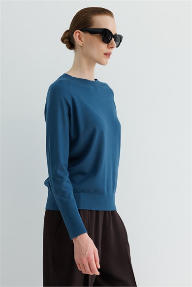 O Yaka Raglan Kol Triko