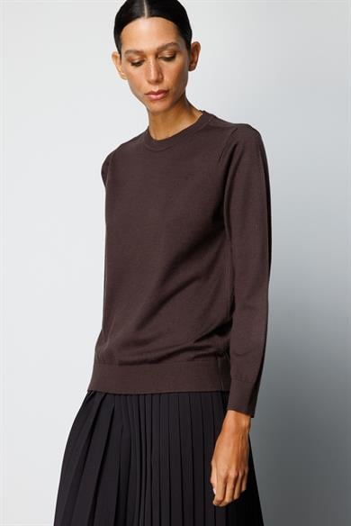 O Yaka Uzun Kol Triko