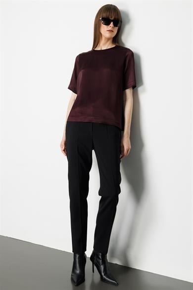 O Yaka Yarım Kol Bluz