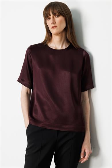 O Yaka Yarım Kol Bluz