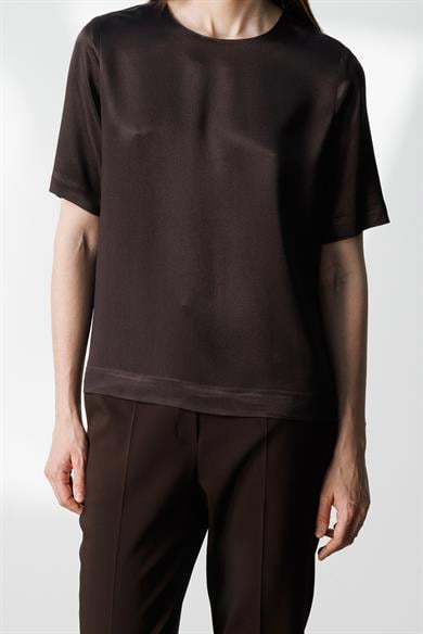 O Yaka Yarım Kol Bluz