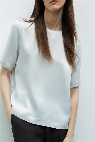 O Yaka Yarım Kol Bluz