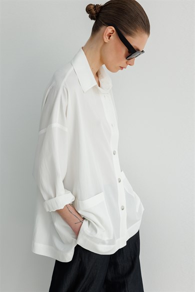 Oversize Cepli Ceket