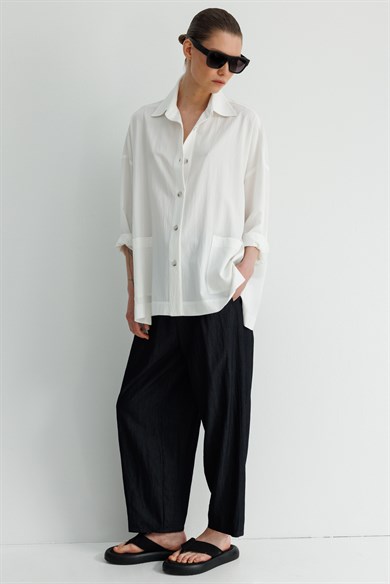 Oversize Cepli Ceket