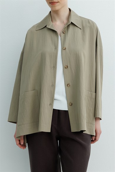 Oversize Cepli Ceket