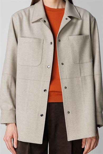 Oversize Çift Cepli Gömlek