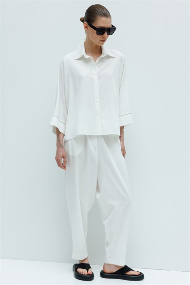Oversize Yarasa Kol Bluz