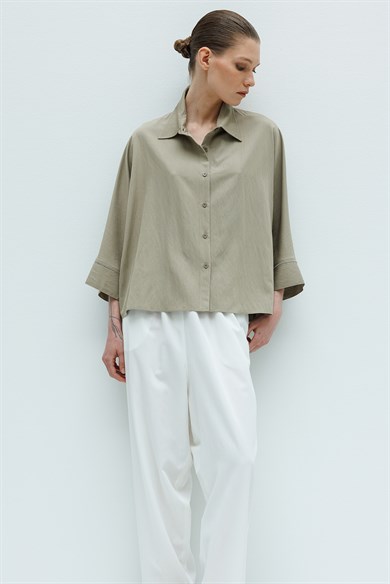 Oversize Yarasa Kol Bluz