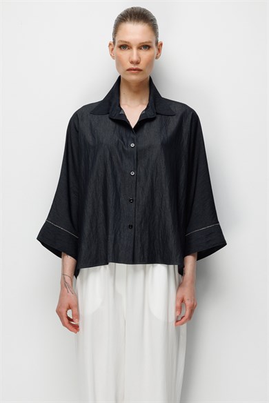 Oversize Yarasa Kol Bluz