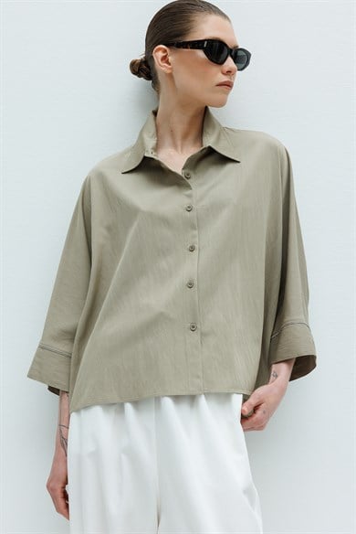 Oversize Yarasa Kol Bluz