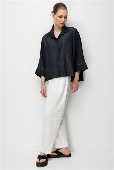 Oversize Yarasa Kol Bluz