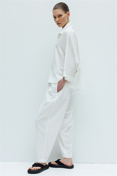 Oversize Yarasa Kol Bluz
