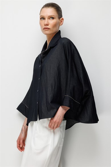 Oversize Yarasa Kol Bluz