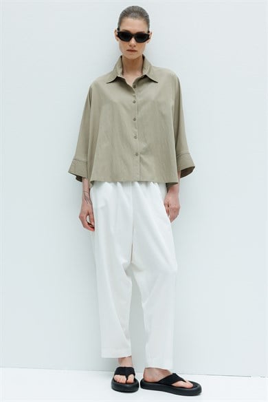 Oversize Yarasa Kol Bluz