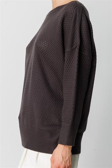 Petek Örgü Oversize Triko