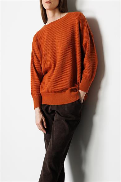 Petek Örgü Oversize Triko