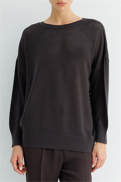 Petek Örgü Oversize Triko