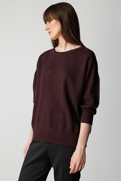 Petek Örgü Oversize Triko