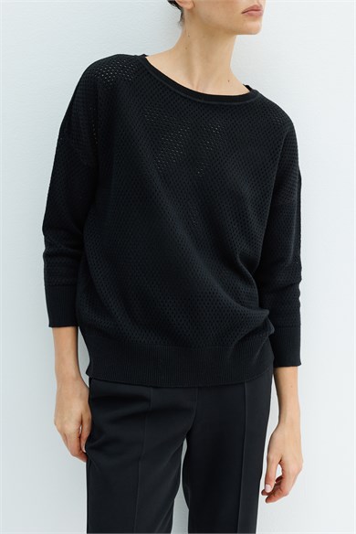 Petek Örgü Oversize Triko