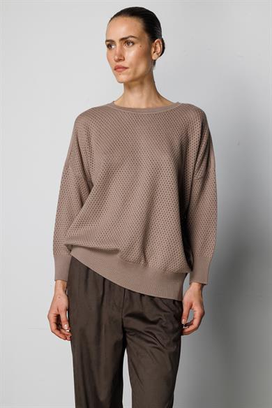 Petek Örgü Oversize Triko