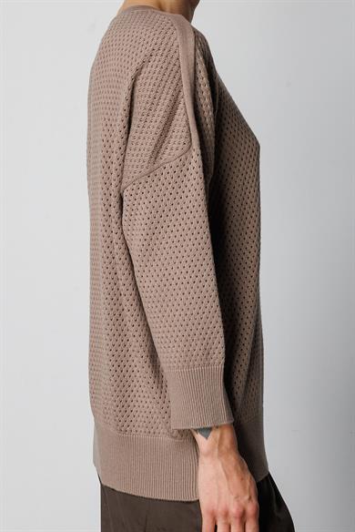 Petek Örgü Oversize Triko
