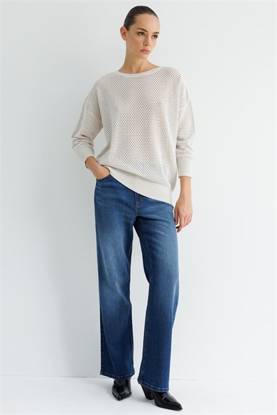 Petek Örgü Oversize Triko