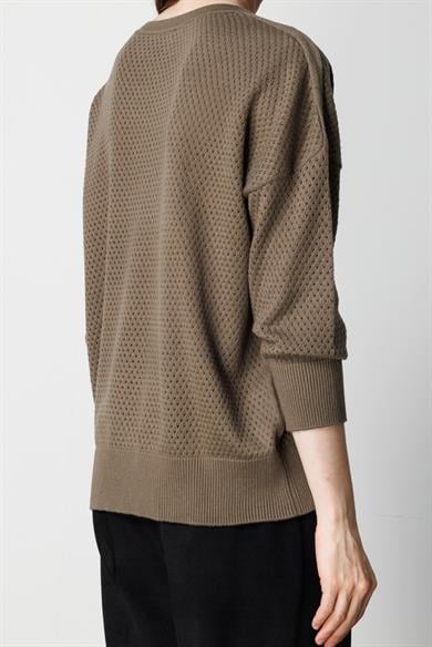 Petek Örgü Oversize Triko