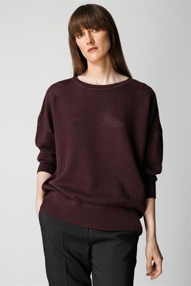 Petek Örgü Oversize Triko