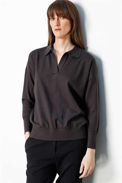 Polo Yaka Uzun Kol Triko