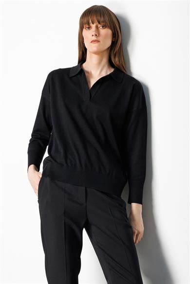 Polo Yaka Uzun Kol Triko