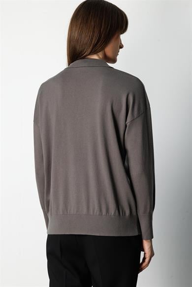 Polo Yaka Uzun Kol Triko