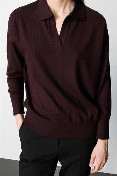 Polo Yaka Uzun Kol Triko