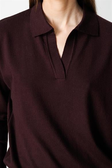 Polo Yaka Uzun Kol Triko