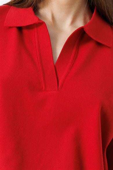 Polo Yaka Yarım Kol Triko