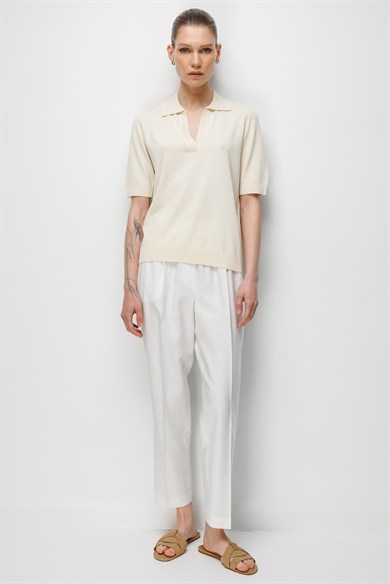 Polo Yaka Yarım Kol Triko