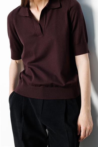 Polo Yaka Yarım Kol Triko