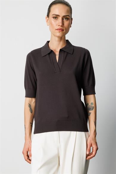 Polo Yaka Yarım Kol Triko