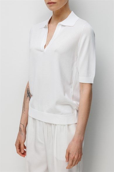 Polo Yaka Yarım Kol Triko