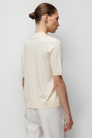 Polo Yaka Yarım Kol Triko