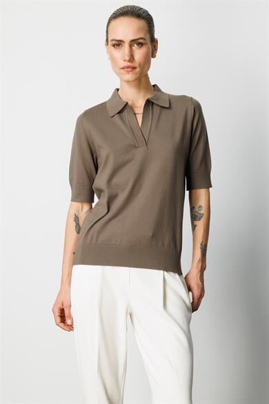 Polo Yaka Yarım Kol Triko