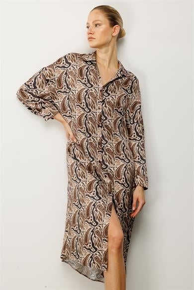 Şal Desen Elbise